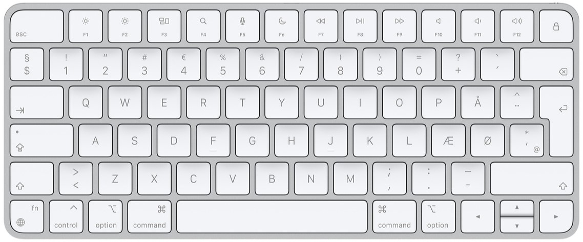 SCA — Scandinavian layout (Danish / Norwegian)