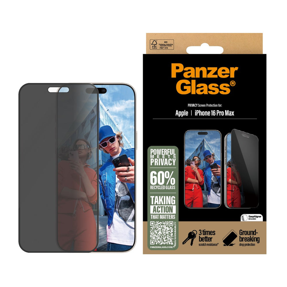 PanzerGlass iPhone 16 Pro Max Screen Protector (Premium)