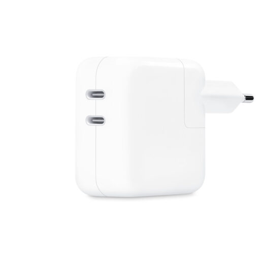 Apple Dual USB-C Power Adapter – 35W + USB-C